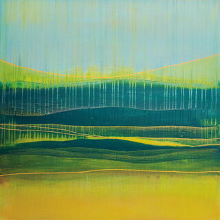 Petra Hedwig o.T. No. 217 Acryl auf Leinwand 80x80x4