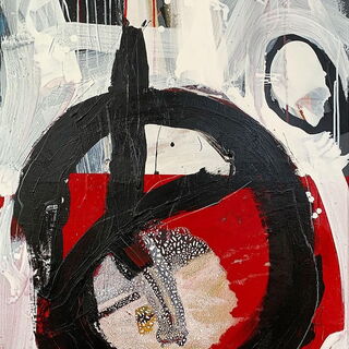 Dominik-Lommer_70x100_Mysterious_circle_Acry