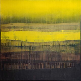 Petra Hedwig o.T. No. 213 Acryl auf Leinwand 80x80x4 cm