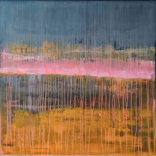 Petra Hedwig o.T. No. 177 Acryl auf Leinwand 100x100x4 cm